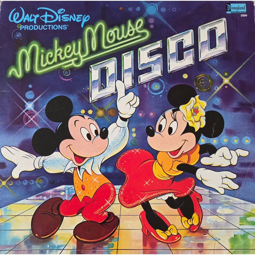Vintage 1979 Mickey Mouse Disco Vinyl LP